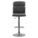 Front. CorLiving - Palmer Adjustable High Back Barstool (set of 2) - Black.