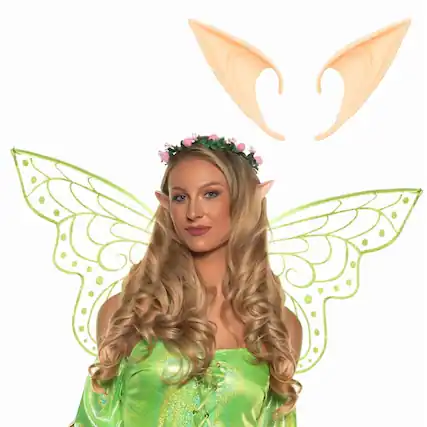 Front. Underwraps - Green Fairy Adult Costume Accessory Kit - Green.