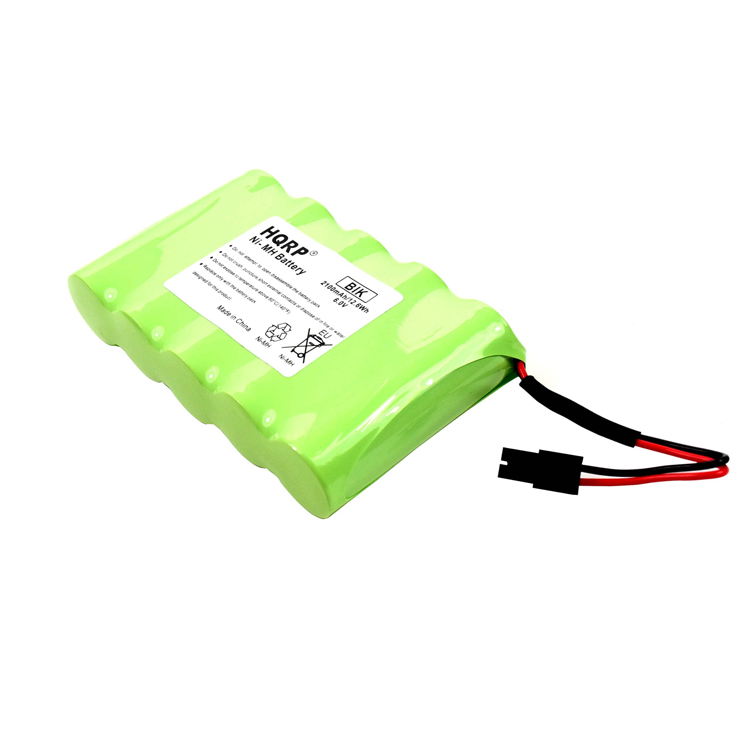 HQRP Backup Battery 6 V 2100 mAh NiMH for GE Interlogix Simon Xti