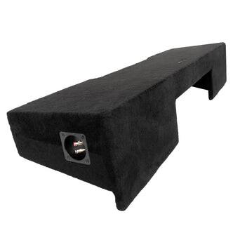 Alt View 4. NVX - 2008-2013 Silverado/Sierra Extended Cab - Custom-Fit Empty Dual 12" Sealed Subwoofer Enclosure - Black.