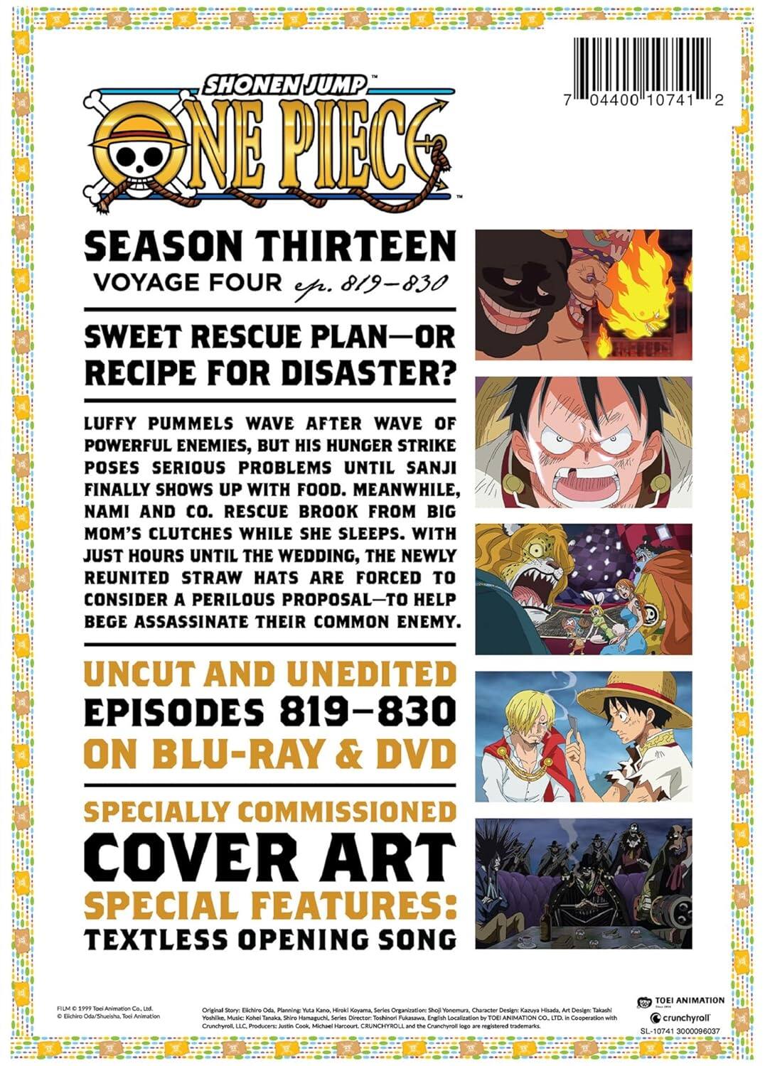 Alt View 1. One Piece: Season 13 Voyage 4   - BLU-RAY.