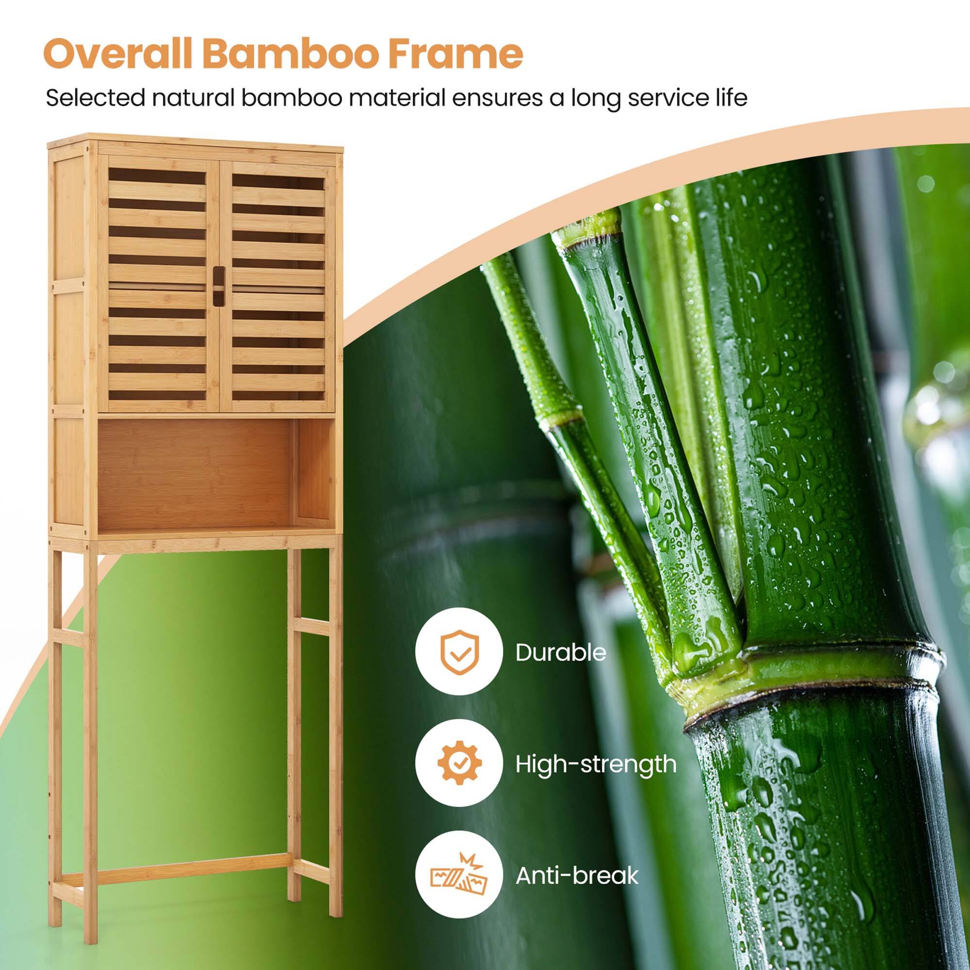 Overall Bamboo Frame  
Selected natural bamboo material ensures a long service life  

- Durable  
- High-strength  
- Anti-break