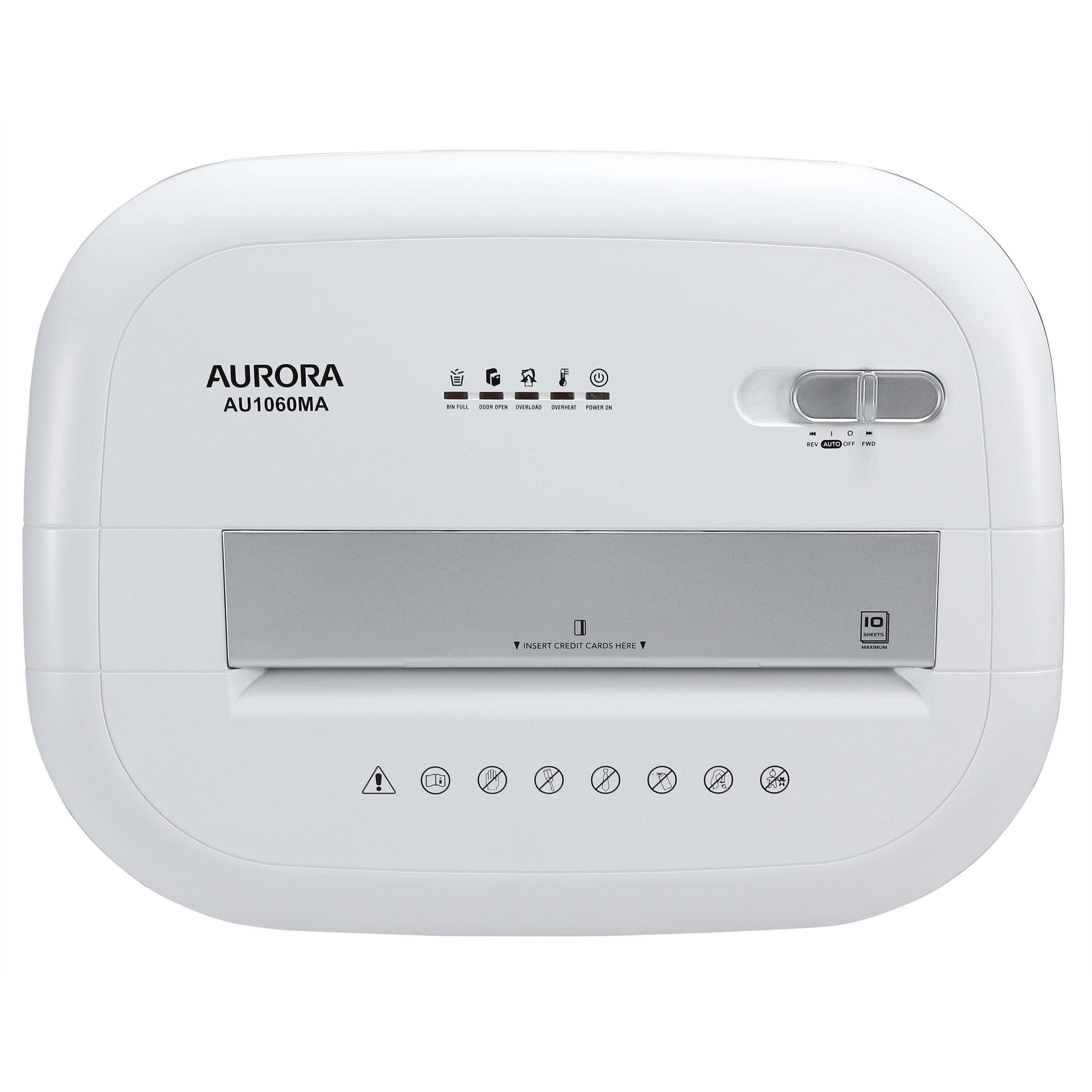 Aurora AU1060MA Professional Grade 10 Sheet High Security Microcut