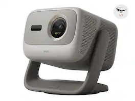 JmGO - N3 4K UHD Triple Laser Smart Portable Projector Google TV 1.3x Optical Zoom 300'' Display Dolby Audio Blu-ray 3D - Gray