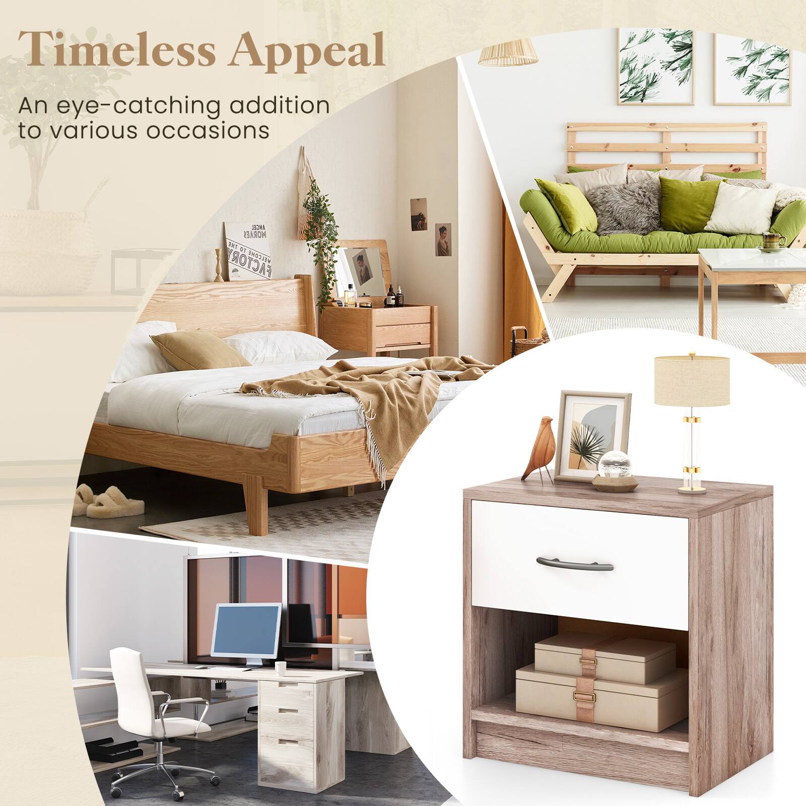 Timeless Appeal  
An eye-catching addition to various occasions