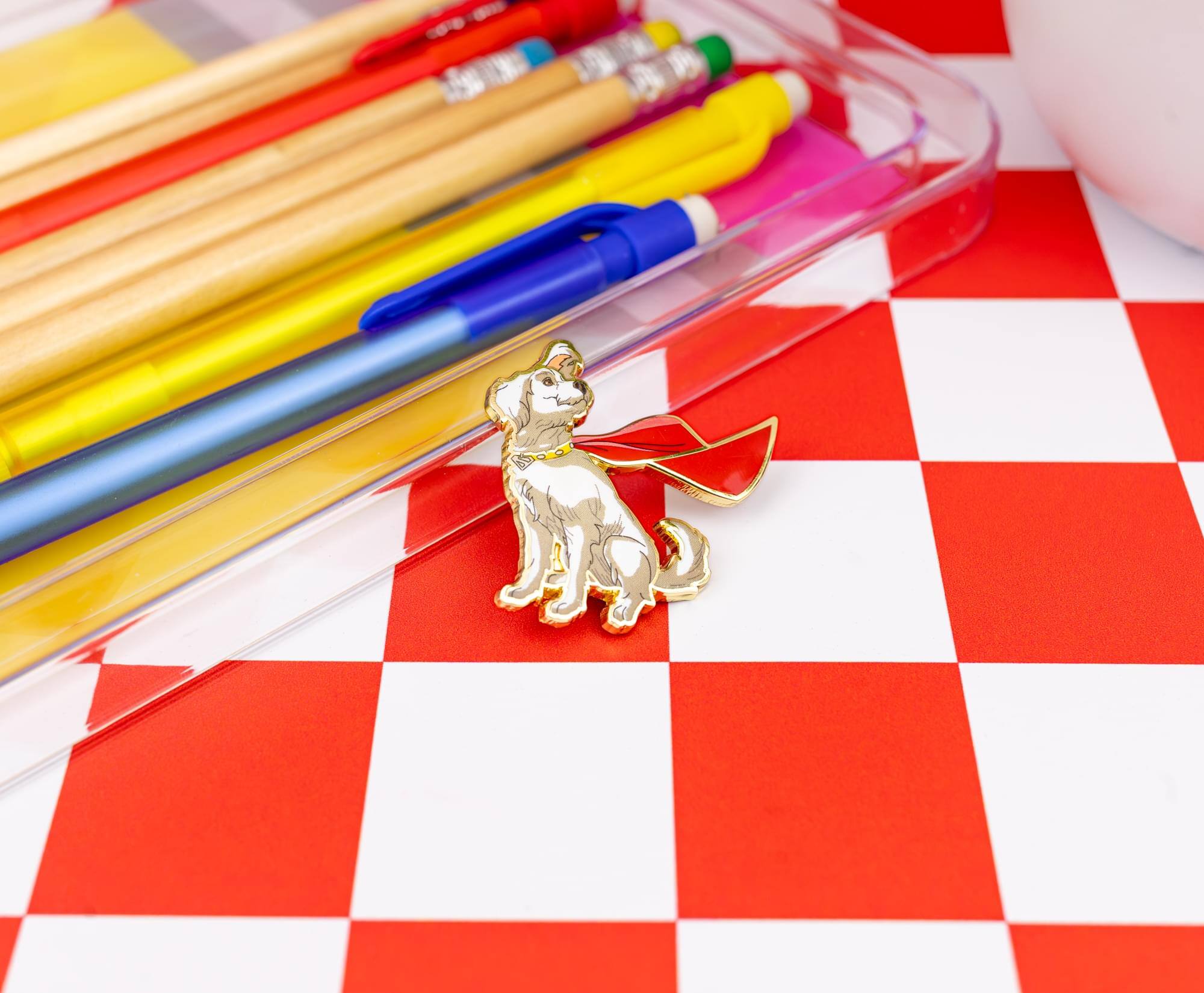 Alt View 3. SalesOne LLC - DC Studios Superman Krypto The Superdog Enamel Pin - Multi-Colored.