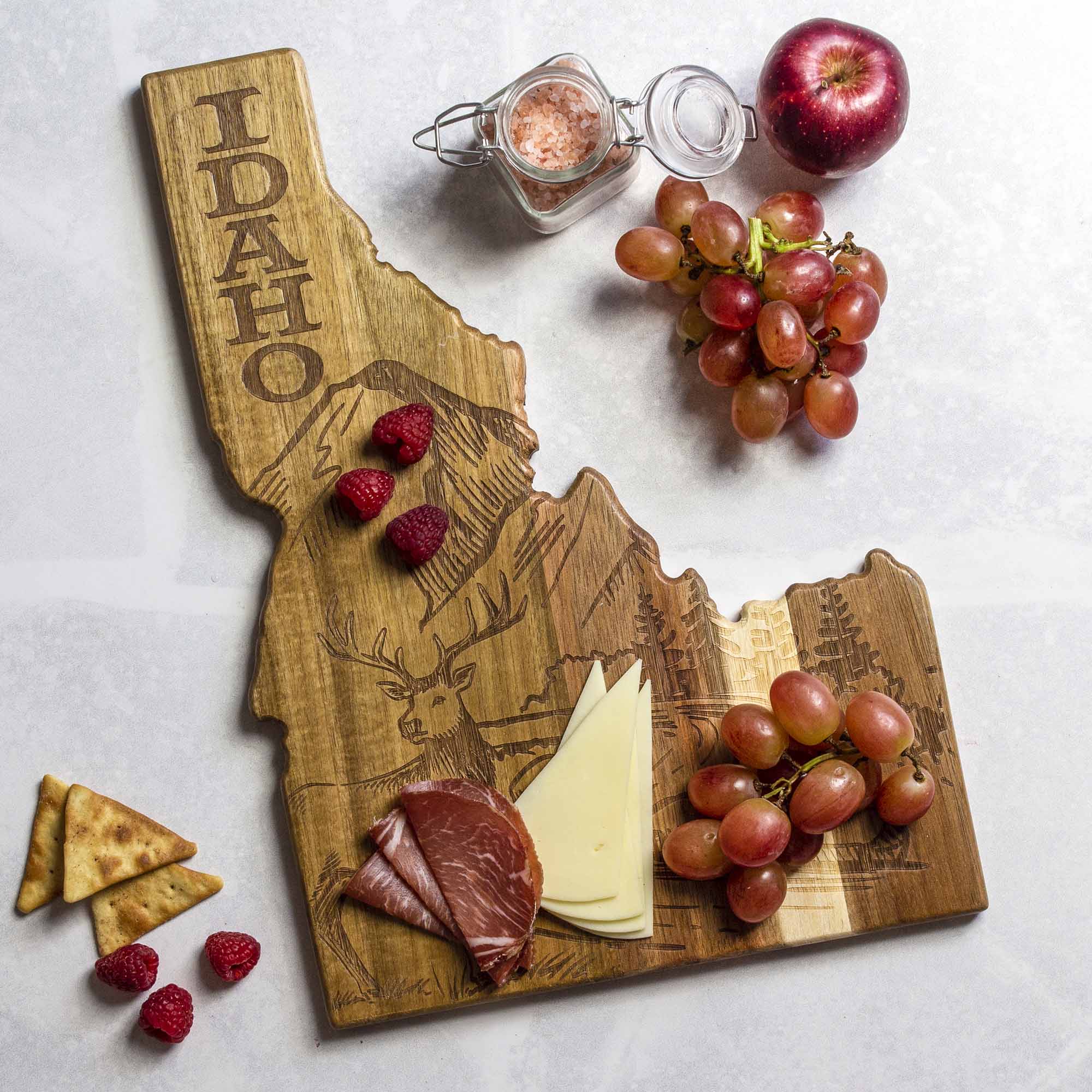 Angle. Rock & Branch - Origins Series Idaho Cutting Board.
