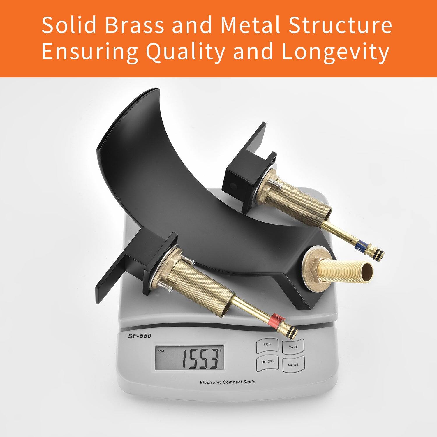 Solid Brass and Metal Structure Ensuring Quality and Longevity

SF-550 hold POS 1553 T Electronic Compact Scale TARE MUAE