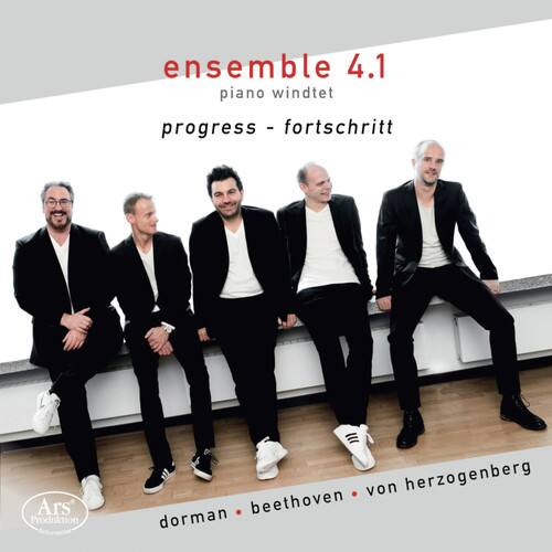 ensemble 4.1  
piano windtet  
progress - fortschritt  

dorman • beethoven • von herzogenberg  

Ars Produktion