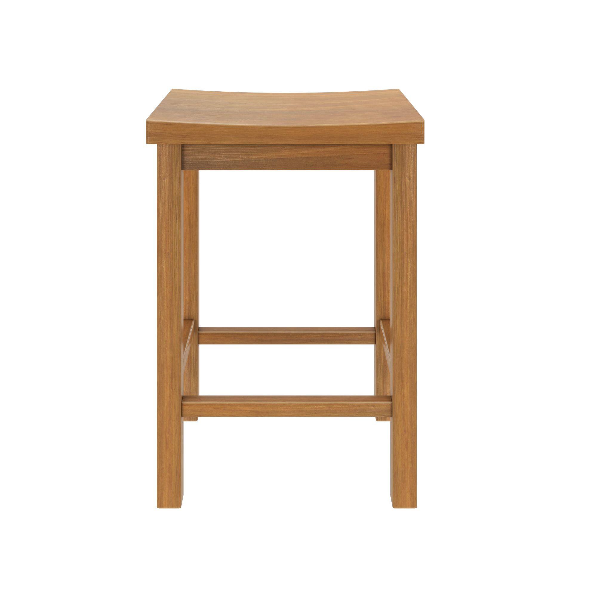 Alt View 2. Grain & Grove - Stool Counter Height (24in), Pecan - Pecan.