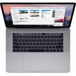 Apple - Refurbished Excellent - MacBook Pro 15-Inch "Core i7" 2.6 Touch 16GB - 256GB SSD - Space Gray