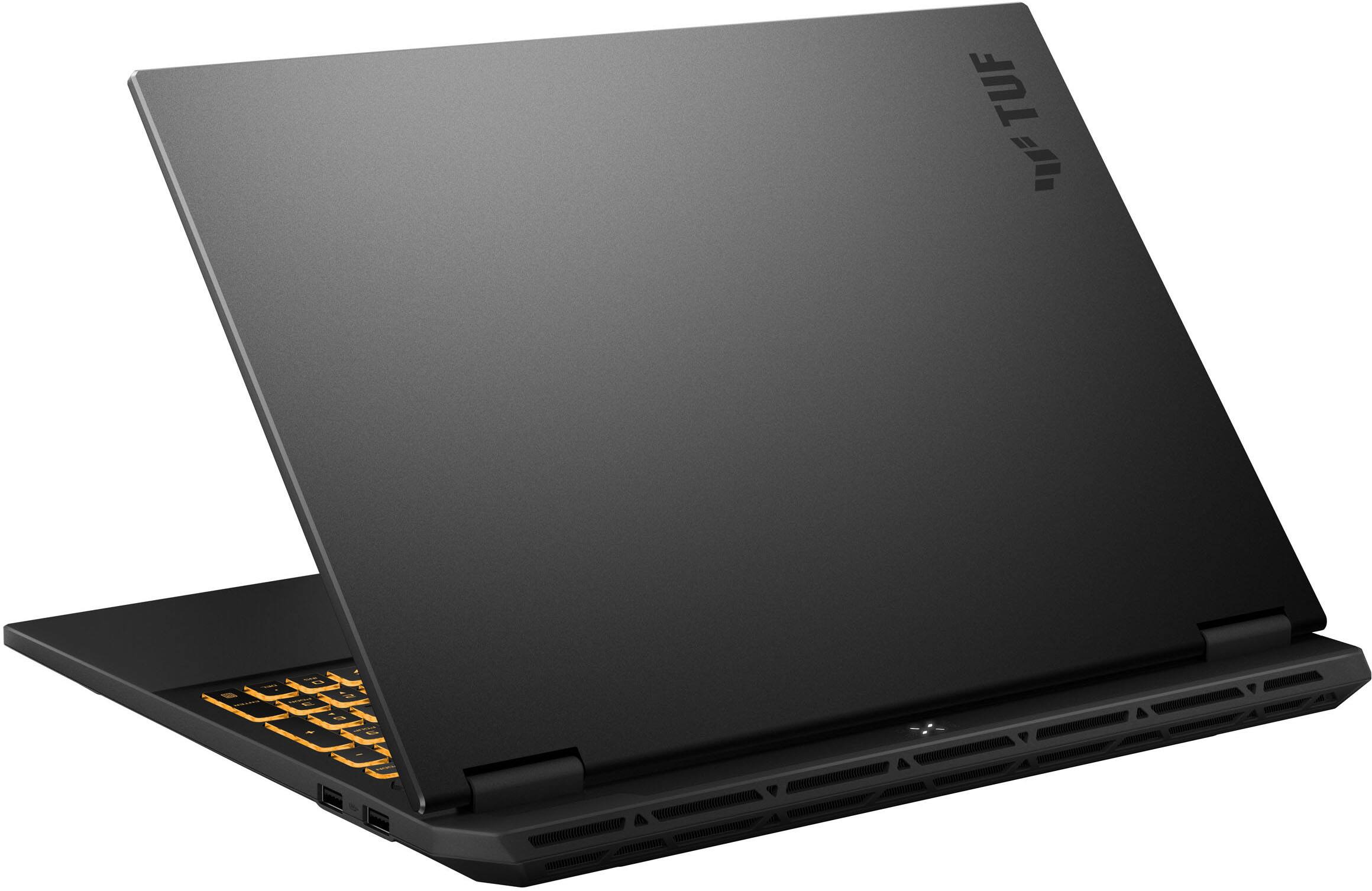 Alt View 8. ASUS - ASUS TUF Gaming F16 16" 165Hz 2K Gaming Laptop - Intel Core i7-14650HX 2024 - 16GB RAM - GeForce RTX 5060 - 512GB SSD - Jaegar Gray.