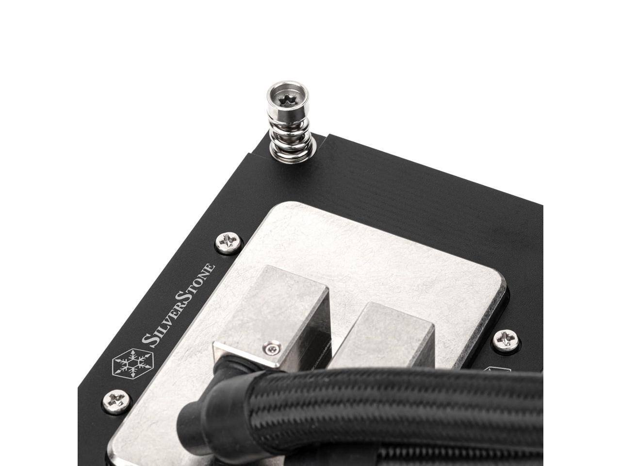 Alt View 4. SilverStone - SilverStone Technology XE360-TR5 360mm All-in-One Liquid Cooler for AMD TR5 / SP6 - Silver.