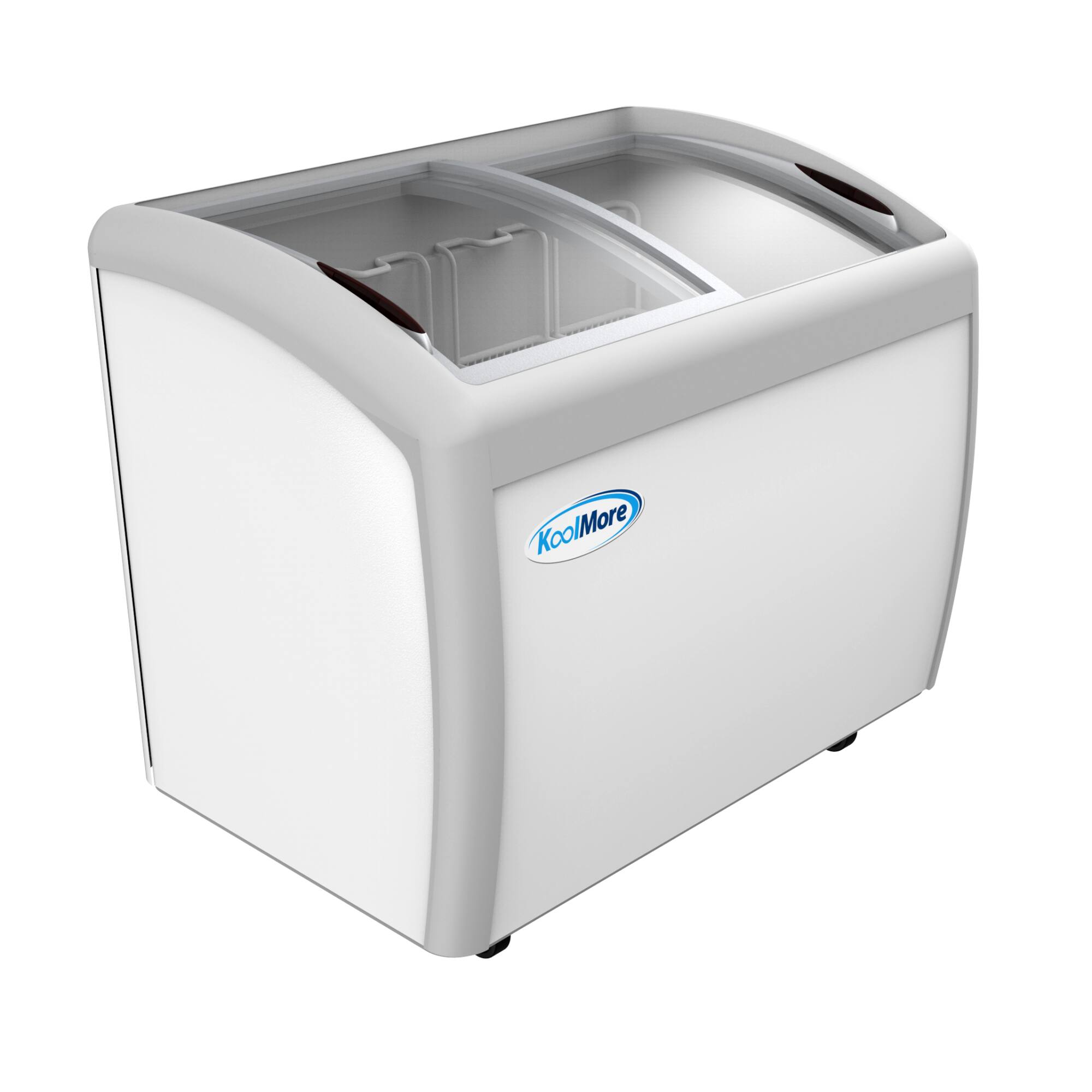 Alt View 3. Koolmore - 50 in. Display Ice Cream Freezer - 12 cu ft. MCF-12C - White.