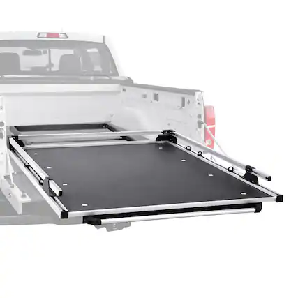 Front. VEVOR - Sliding Truck Bed Organizer, 68 x 48-Inch Heavy Duty Truck Bed Storage Drawer with 1000 lbs Capacity - Black;Silver.
