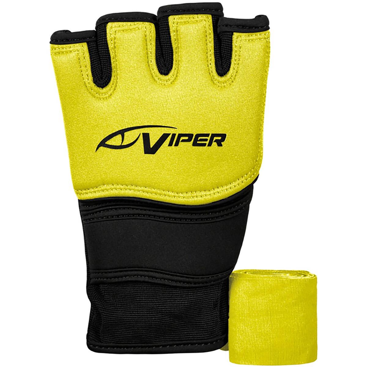 Alt View 1. TITLE Boxing - Title Boxing Viper Coil Quick Wraps - Yellow/Black - Yellow/Black.