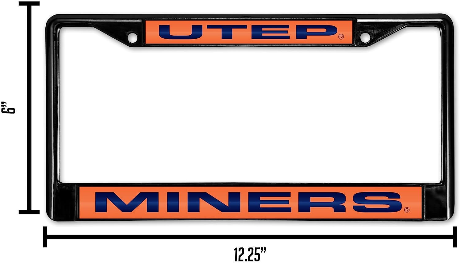 UTEP  
MINERS  

6"  
12.25"