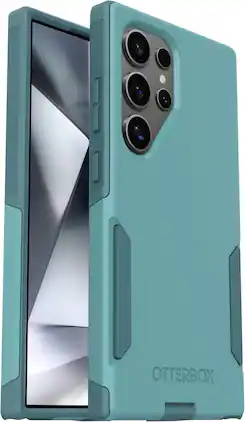 OtterBox - Commuter Series Hard Shell for Samsung Galaxy S24 Ultra - Riveting Way (Teal)