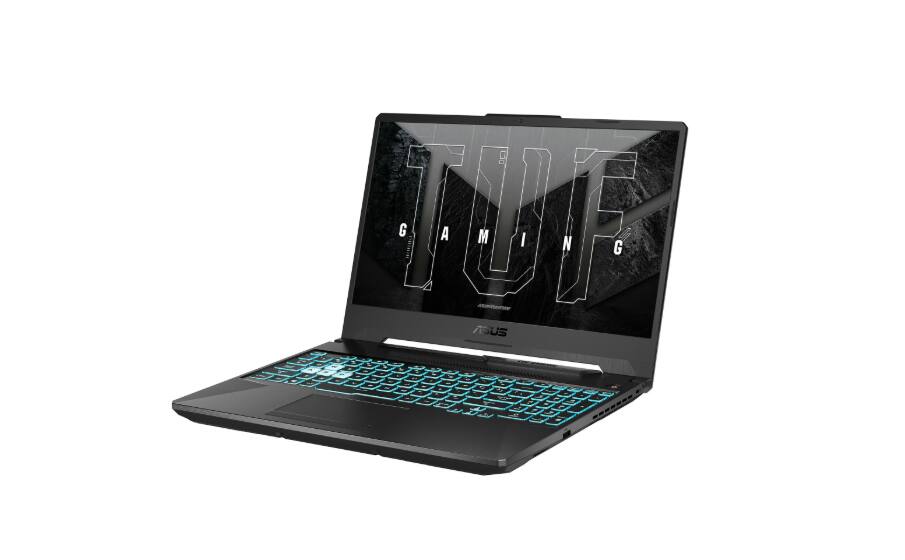 Left. ASUS - ASUS TUF A15 FA506NCR-WH71 Gaming Laptop 15.6" FHD Ryzen 7-7435HS 8GB 512GB Pcie RTX 3050 WIN11 H,BLK - Black.