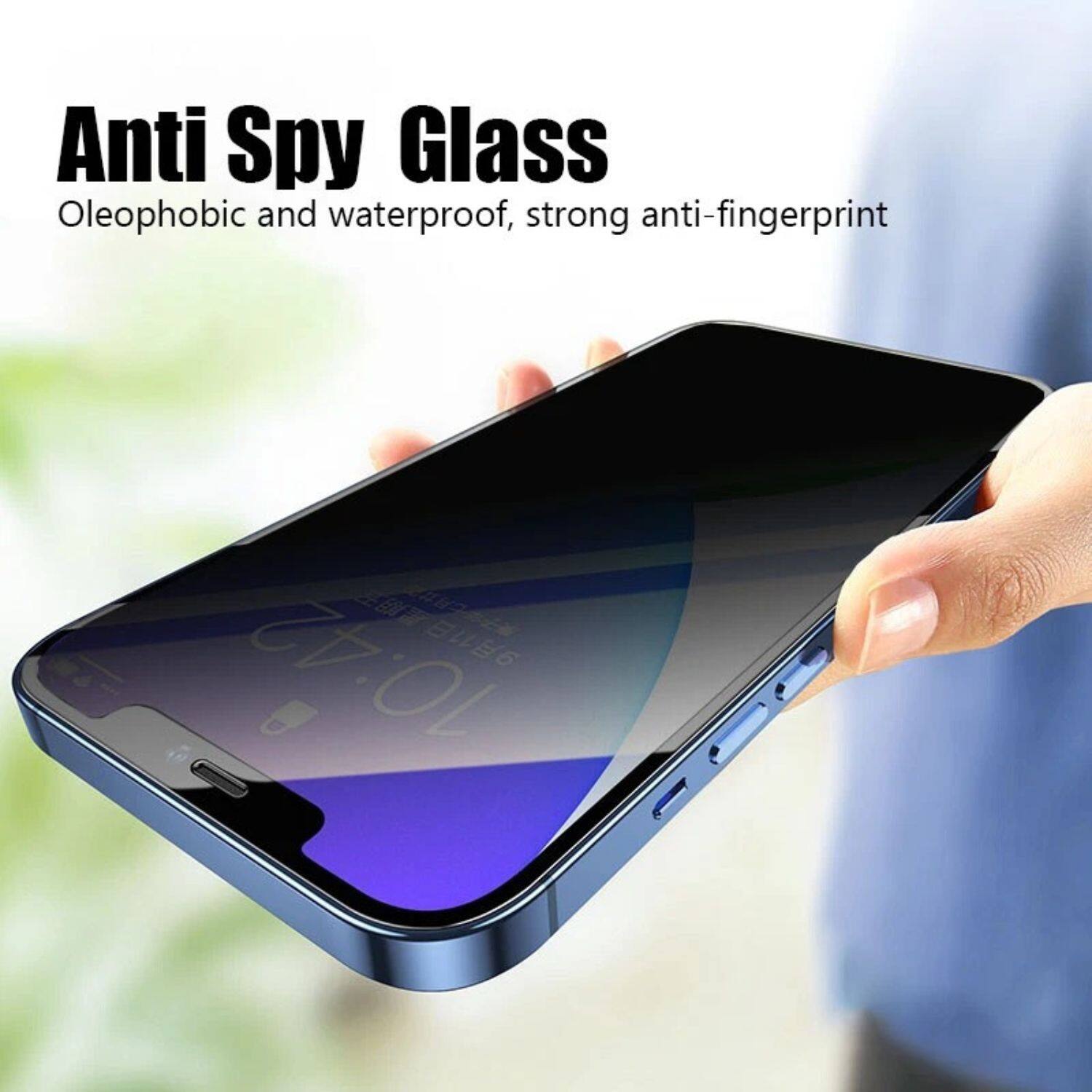 Anti Spy Glass  
Oleophobic and waterproof, strong anti-fingerprint