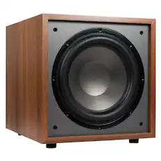 Front. Dayton Audio - Dayton Audio CS1200 12" 200W Powered Subwoofer Wood.