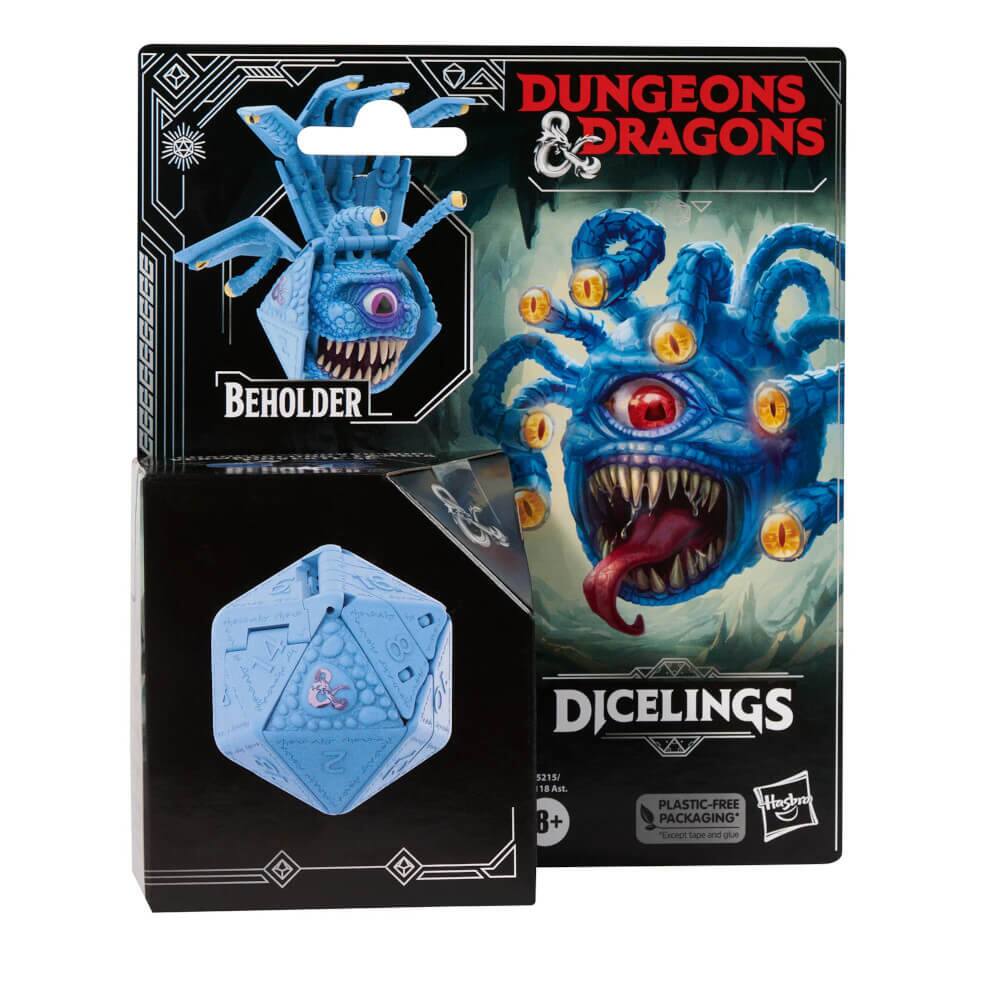 DUNGEONS & DRAGONS  
BEHOLDER  
DICELINGS  

PLASTIC-FREE PACKAGING*  
*Includes tape and glue  

5215/18A  
8+  

Hashro