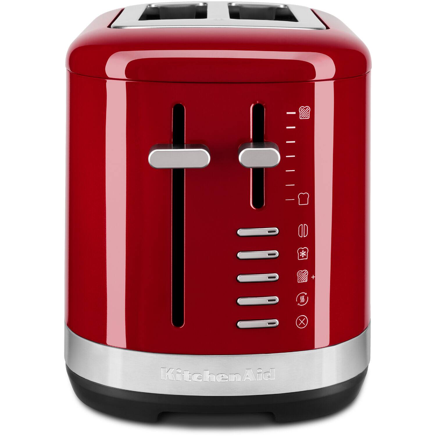 Alt View 3. KitchenAid - 2 Slice Programmable Toaster, 120V, Empire Red - Red.