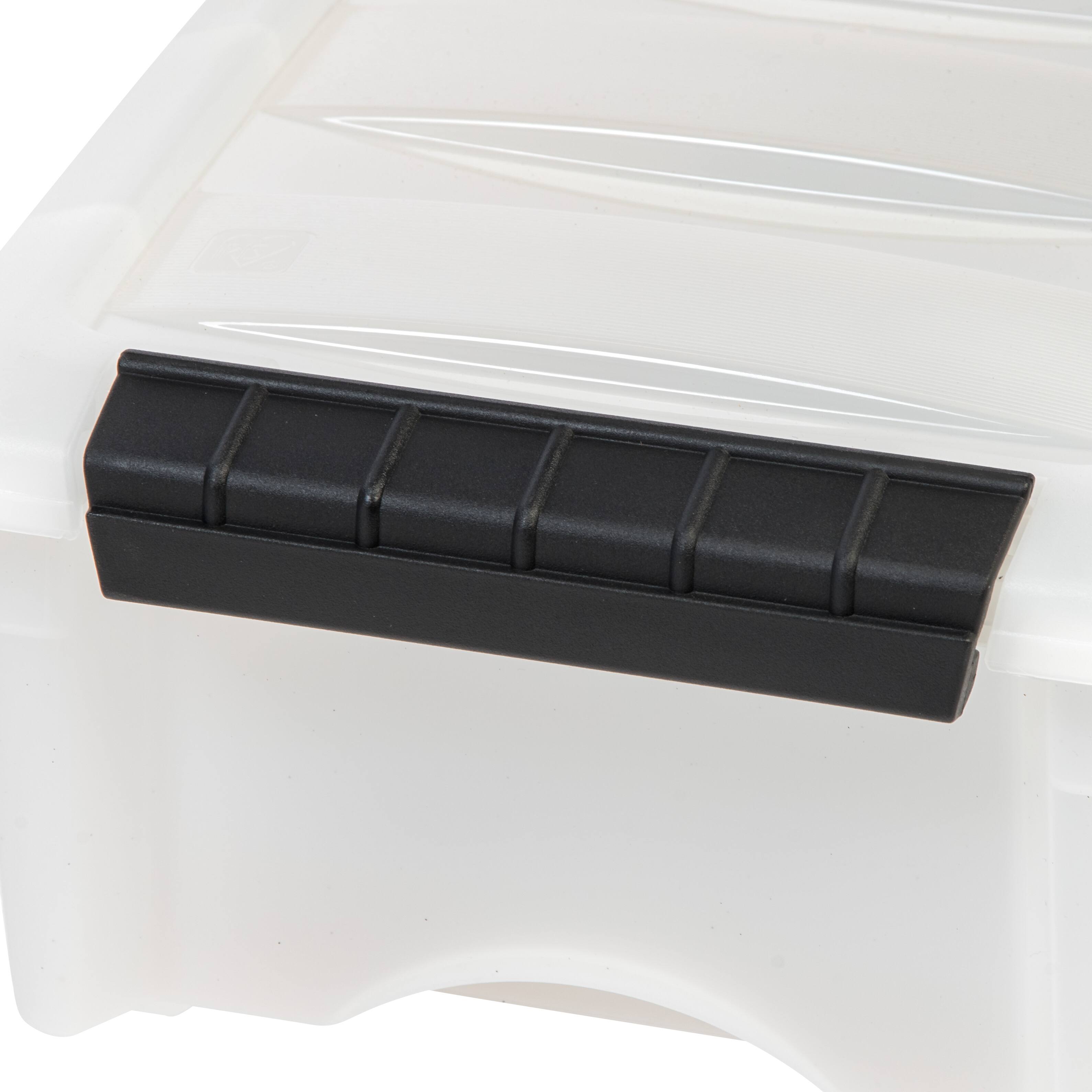 IRIS USA IRIS 6 Qt Stackable Plastic Storage Bins with Lids, Latches ...