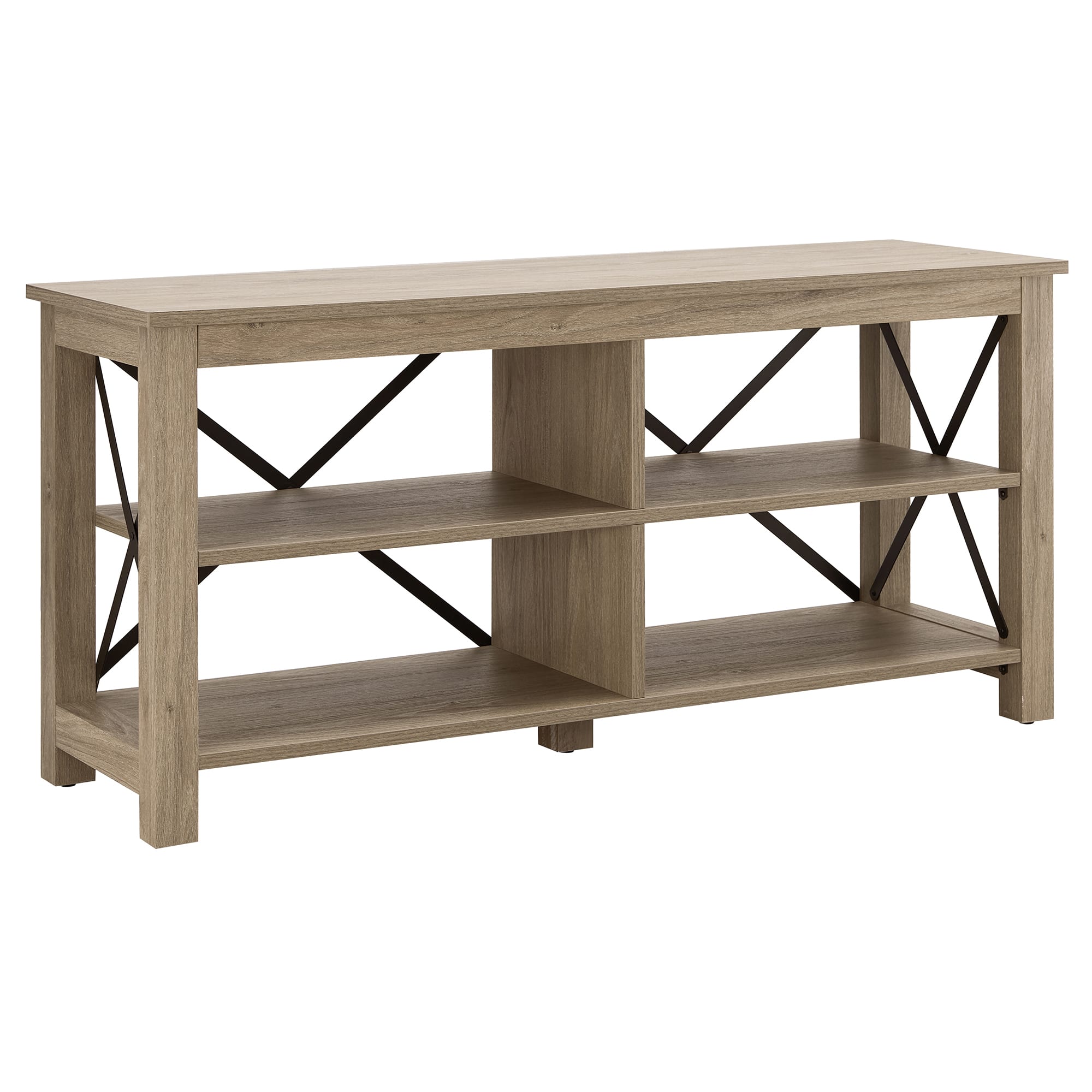 Camden&Wells - Sawyer TV Stand for Most TVs up to 55" - Antiqued Gray Oak - Angle_Zoom
