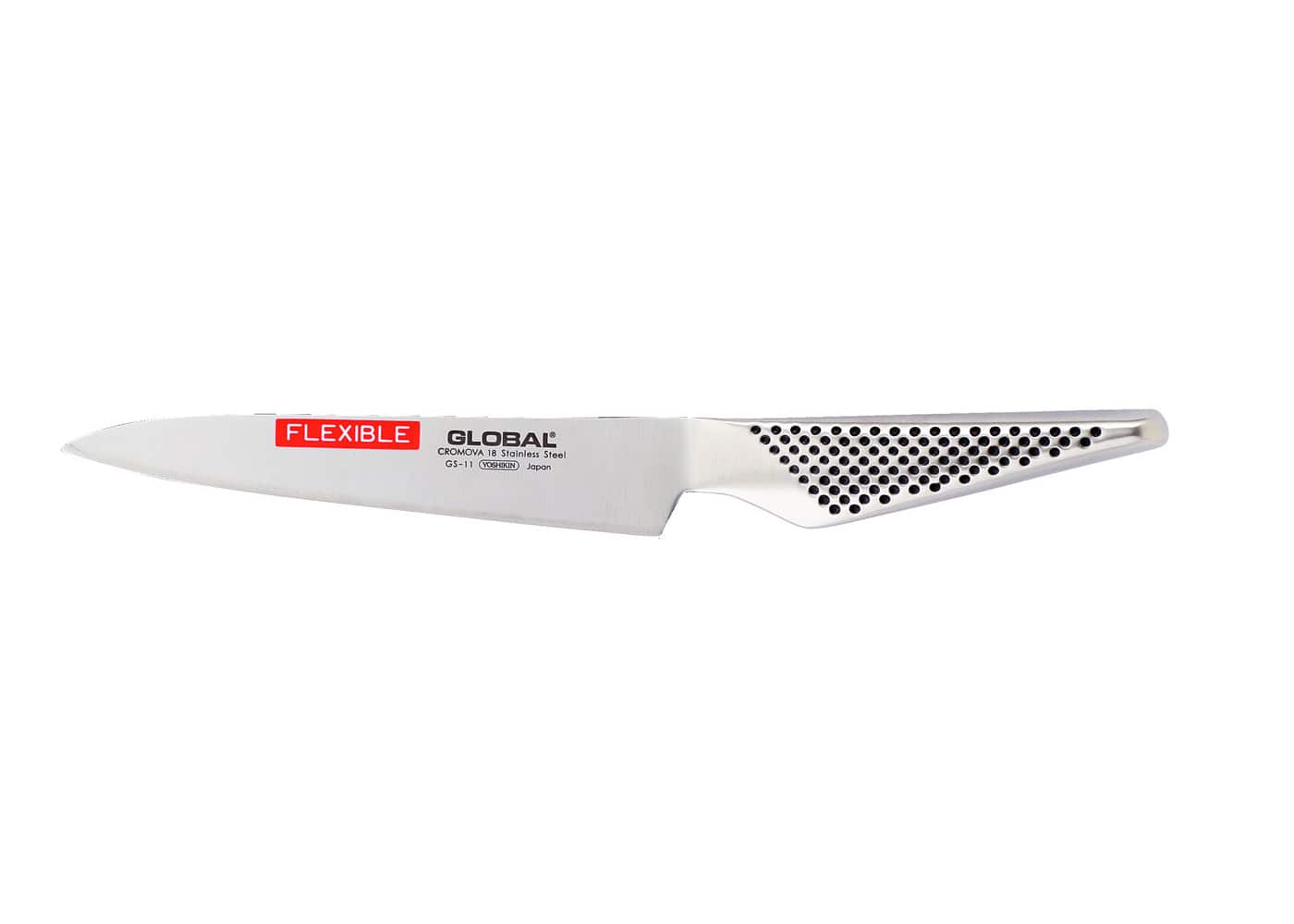 Global - 6-Inch Flexible Utility Knife - Silver