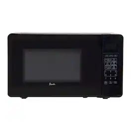 Avanti - MT7V1B 0.7 Cubic Feet Black Microwave Oven with 10 Power Levels - Gray