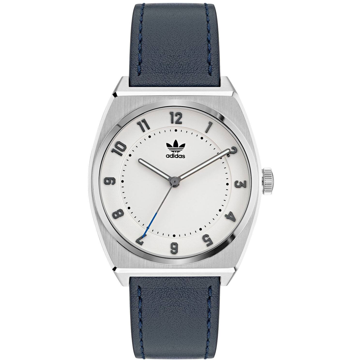 Front. adidas - Adidas Men's Originals Style Code Two White Dial Watch - AOSY22030 - White.