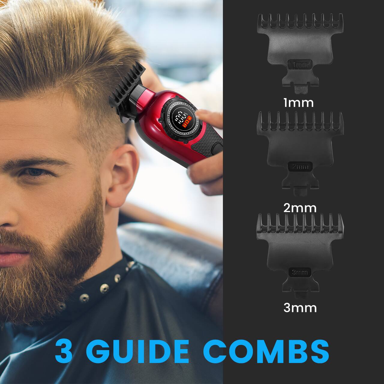 DOG
1mm
2mm
2mm
3mm
3 GUIDE COMBS