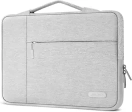 mosiso - 16-inch Laptop Sleeve with Handle, Slim Protective Case for 15–16-inch Laptops - Gray