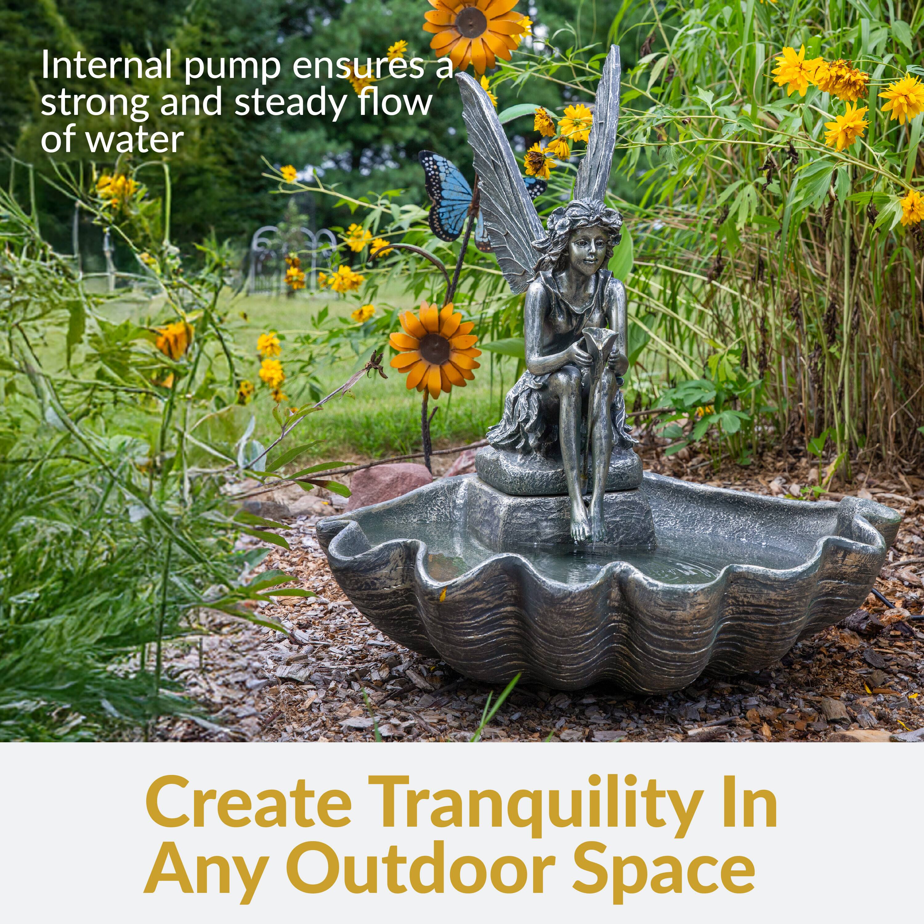 Internal pump ensures a strong and steady flow of water

Create Tranquility In Any Outdoor Space
