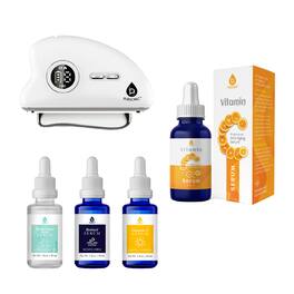 Pursonic - LED Skincare Set 3-in-1: 7-in-1 Wand + Anti-Aging Serum set + Vitamin C 20% serum - Multicolor