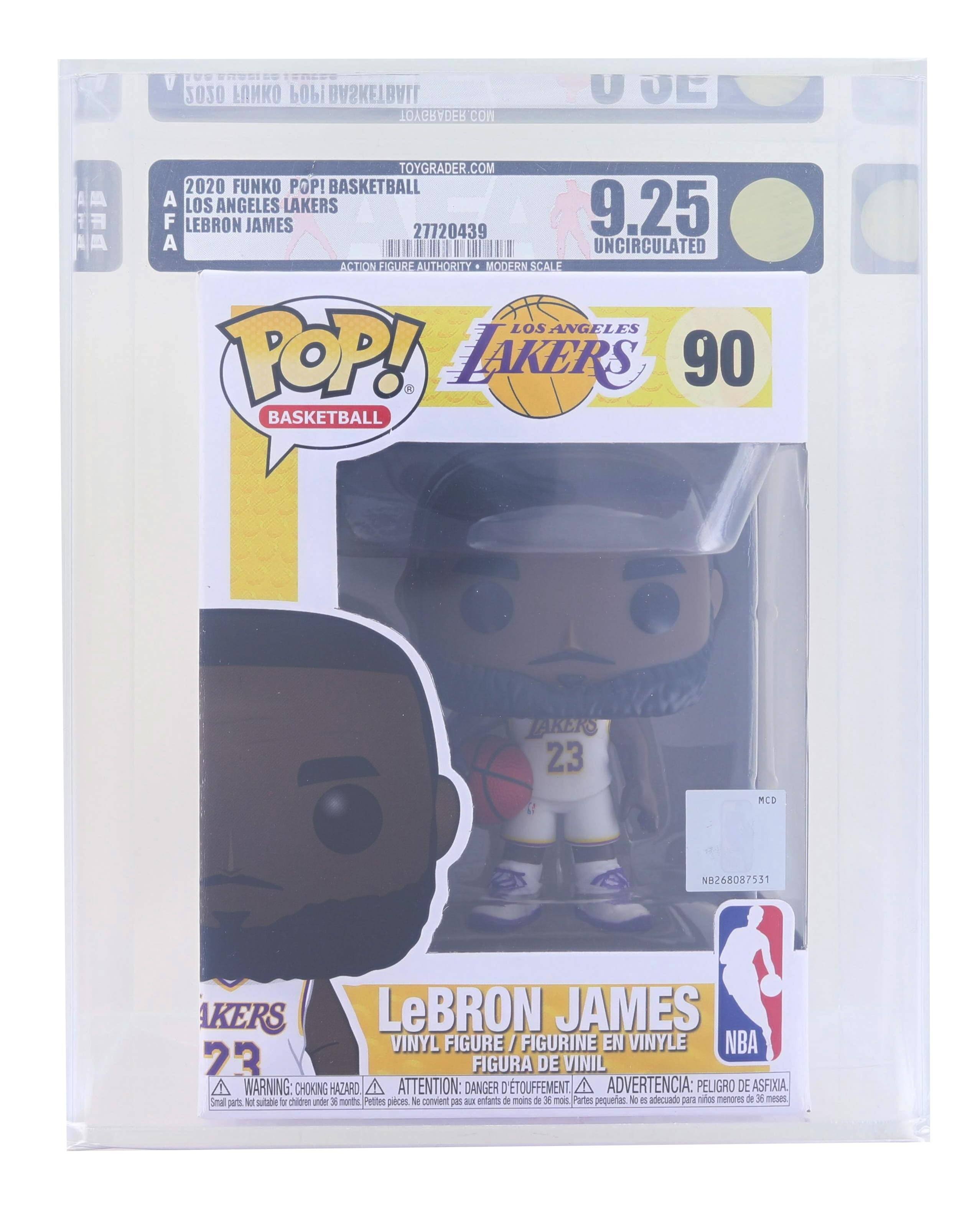 Topps - LA Lakers NBA Funko POP | Lebron James Alternate | Graded AFA 9.25 - Purple