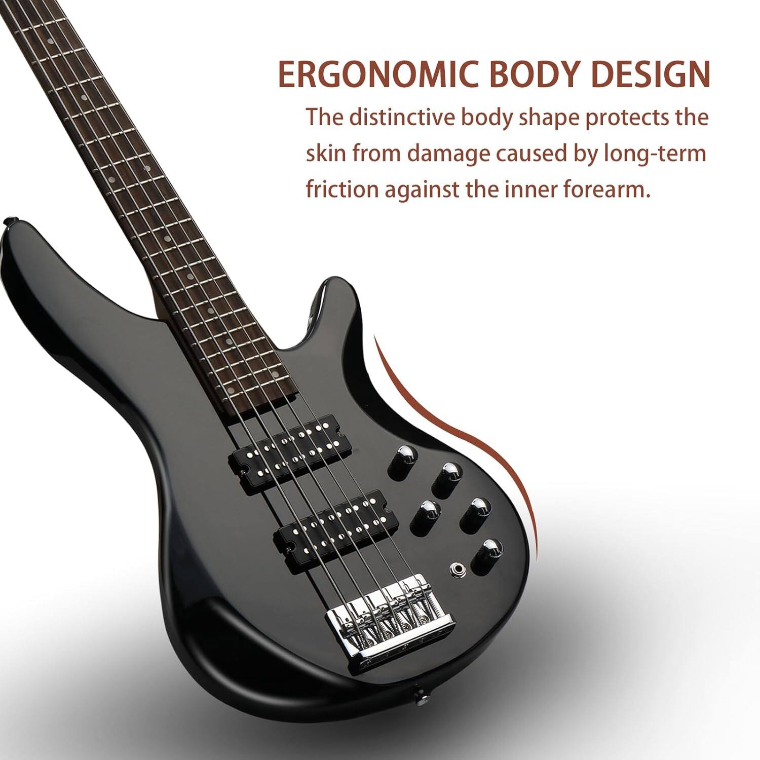 ERGONOMIC BODY DESIGN

The distinctive body shape protects the skin from damage caused by long-term friction against the inner forearm.