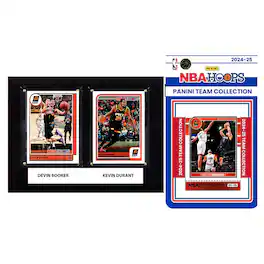 C&I Collectibles - Phoenix Suns 6" x 8" Player Plaque & 2024 Team Trading Card Set - Multicolor