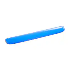 Front. Staples TECH - Staples TECH Gel Non-Skid Wrist Rest, Blue Crystal (79038) - Blue.