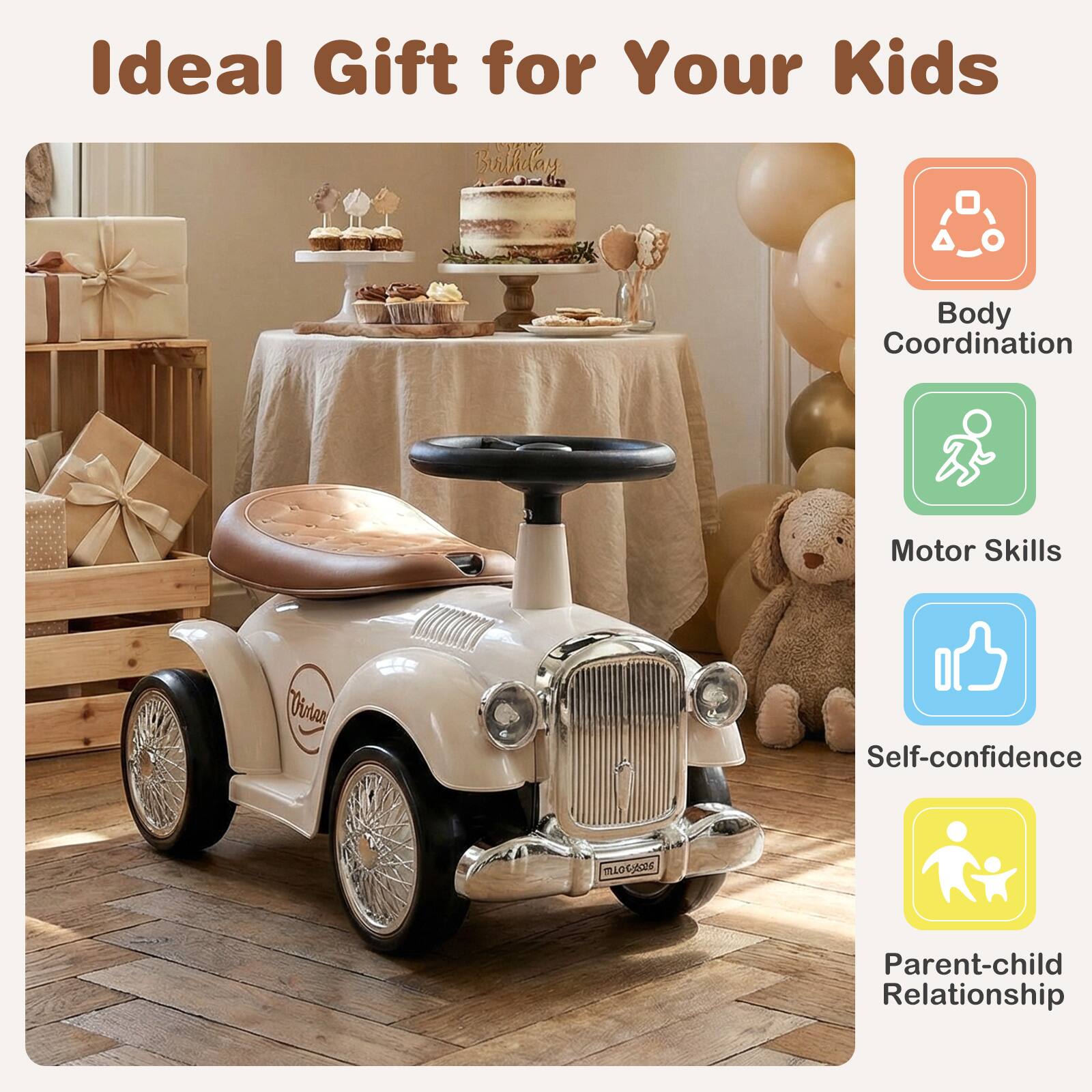 Ideal Gift for Your Kids

- Body Coordination
- Motor Skills
- Self-confidence
- Parent-child Relationship
