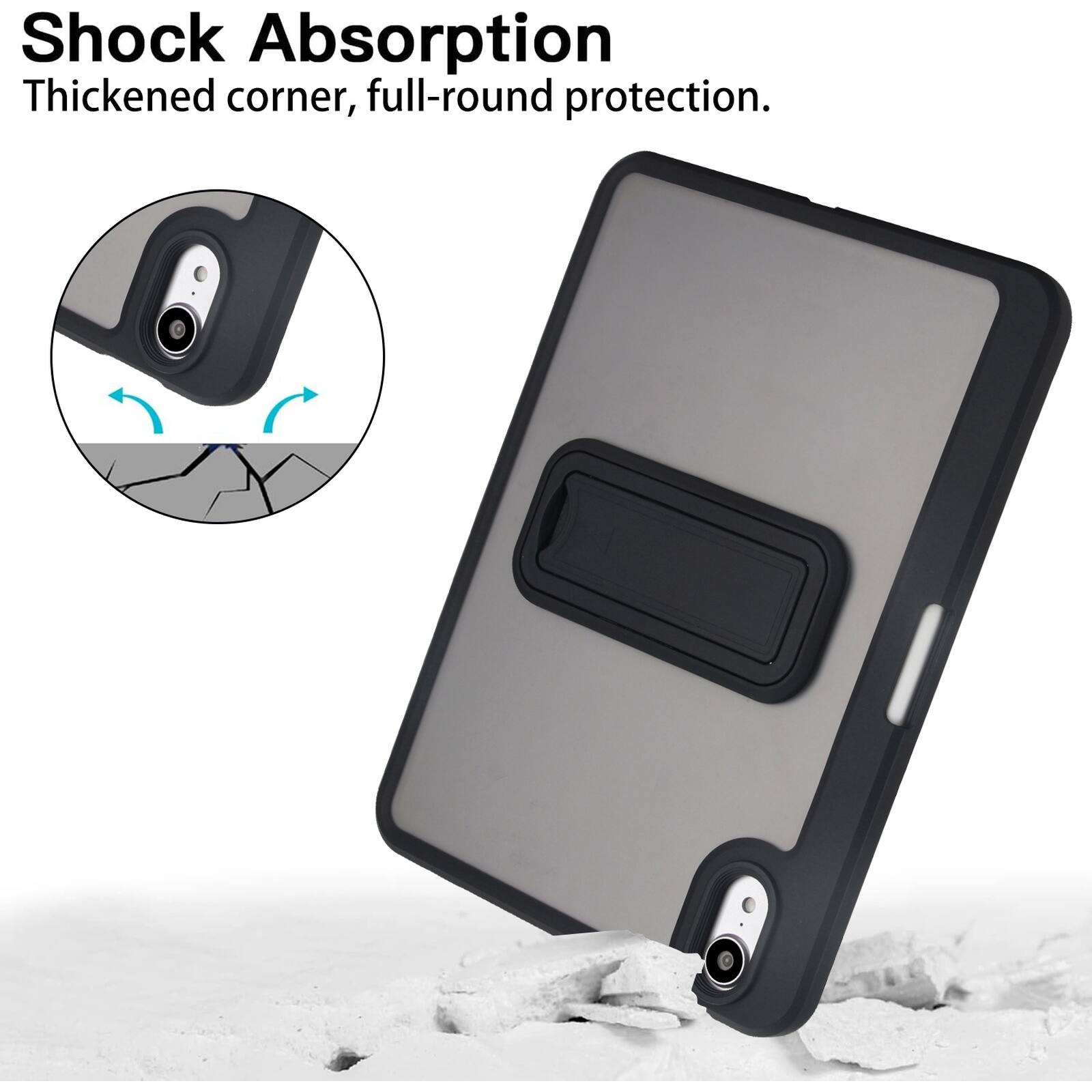 Shock Absorption  
Thickened corner, full-round protection.