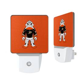 Keyscaper - Anaheim Ducks 2-Pack Solid Design Mascot Nightlight Set - White