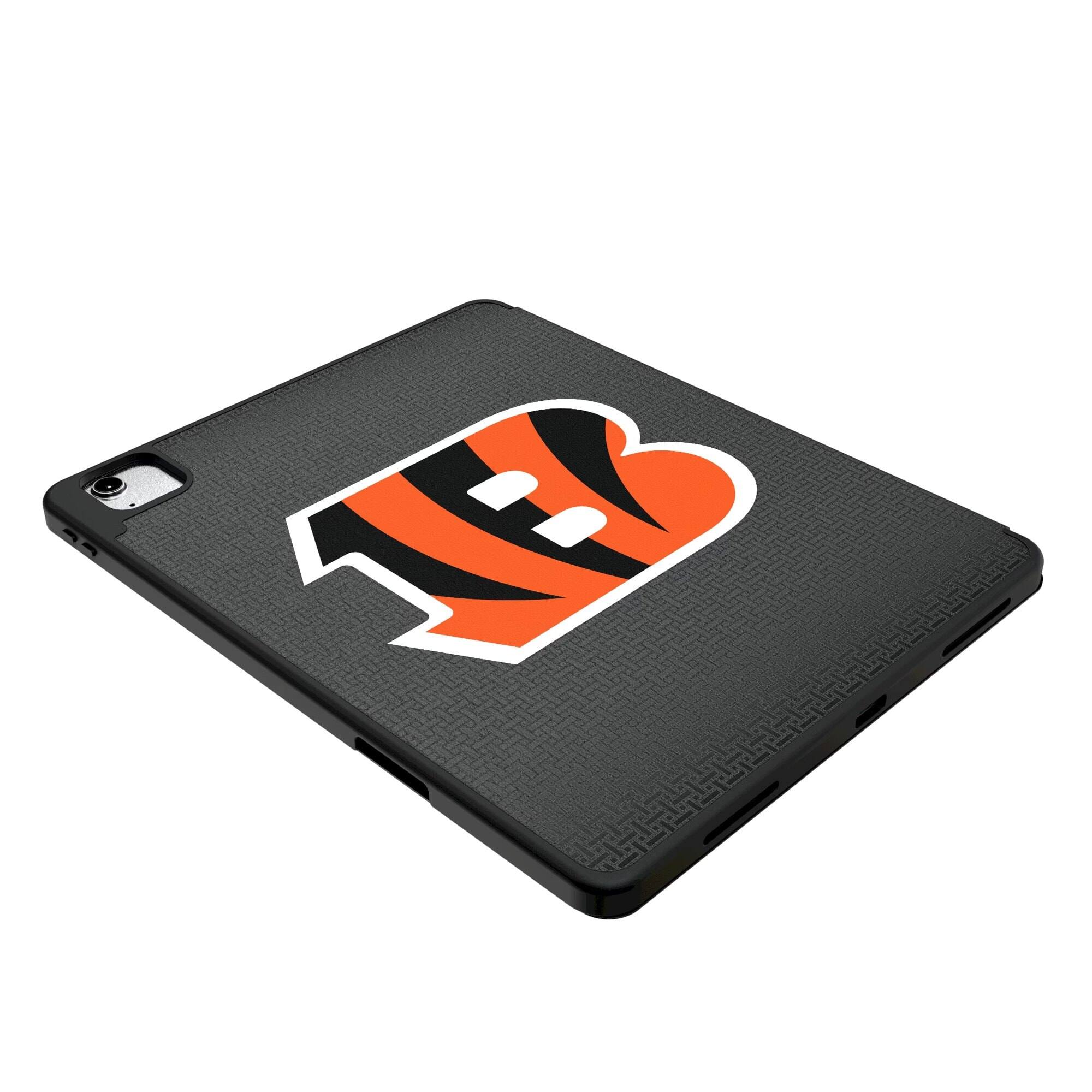 Alt View 2. Keyscaper - Cincinnati Bengals iPad Case - 13in Air M2/M3 - Black.