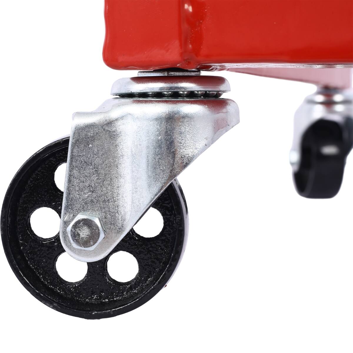 Alt View 3. Ropilly - Ropilly Motorcycle Engine Cradle Dolly Red Steel Adjustable Shop Dolly With Wheels For ATV And Motorcycle - Red.