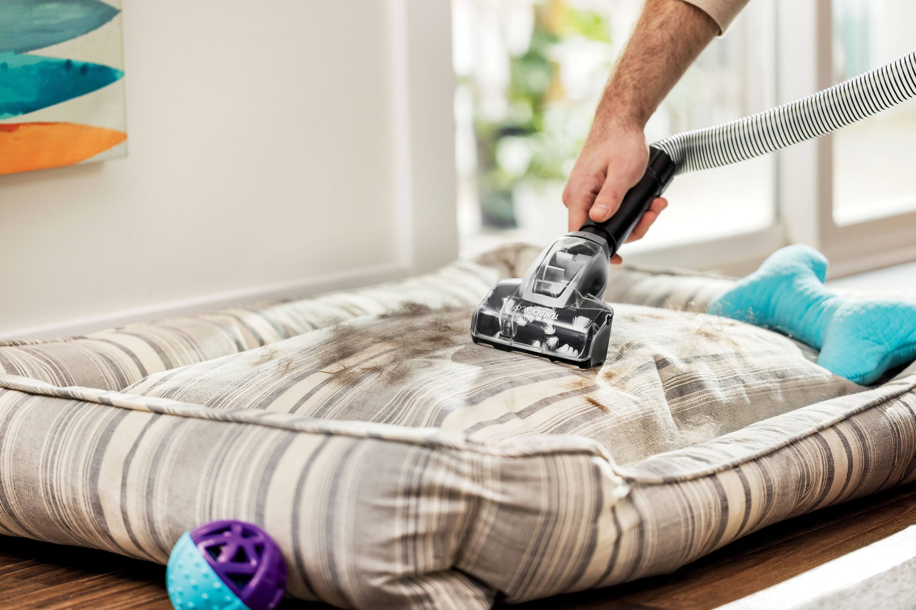 Alt View 10. BISSELL - CleanView Compact Turbo Upright Vacuum - Black / Grapevine Purple.