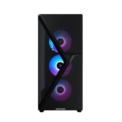 iBUYPOWER Slate MESH Gaming Desktop PC AMD Ryzen 5 5500, NVIDIA iBUYPOWER Slate MESH Gaming Desktop PC AMD Ryzen 5 5500, NVIDIA