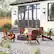 Alt View 8. Outsunny - Wooden Adirondack Chair, Outdoor Patio Lawn Chair with Cup Holder, Weather Resistant Lawn Furniture - Carbonized.