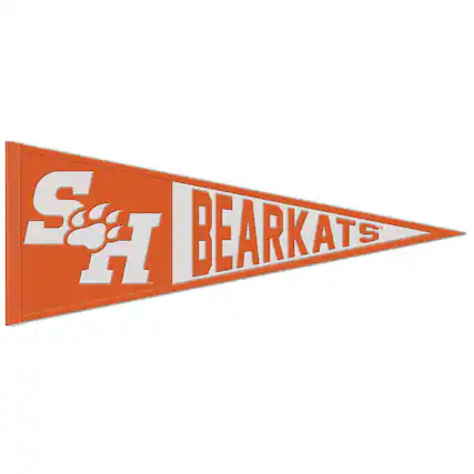Front. WinCraft - Sam Houston State Bearkats 13" x 32" Retro Logo Wool Pennant - Multicolor.