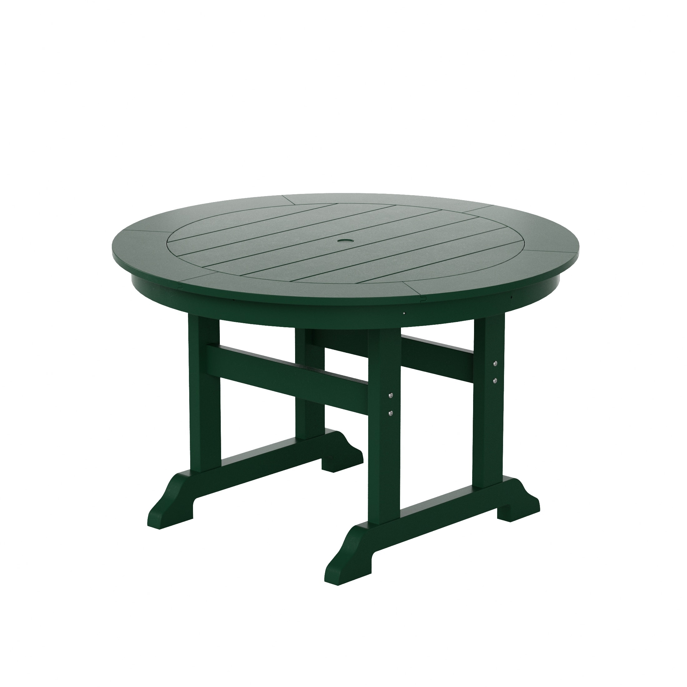"WestinTrends - Malibu 47"" Outdoor Patio Round Dining Table - Dark Green" price history on PriceWatchPro